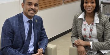 Youth Mayor of Amsterdam pays courtesy visit to the President of Parliament of Sint Maarten