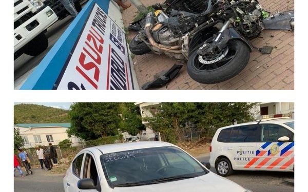 Scooter collision at the A.J.C Brouwers road roundabout results in injures