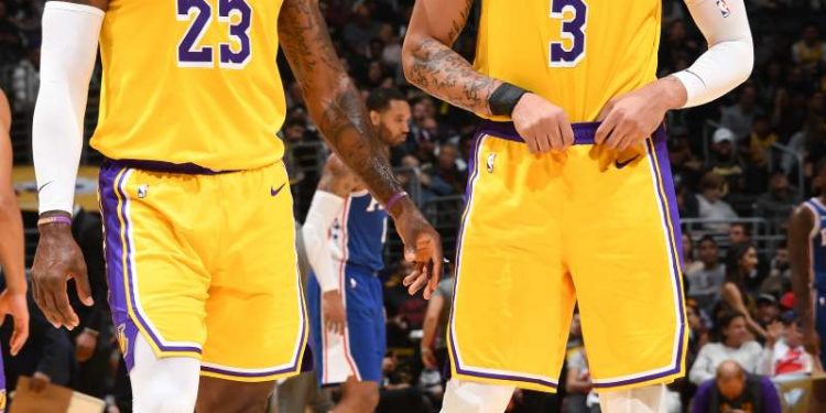Anthony Davis-LeBron James a winning ticket for Lakers against 76ers