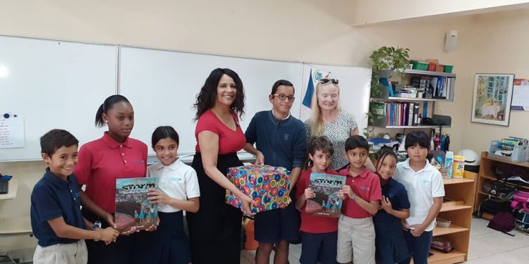 Awakening Irma sentiments during delivery ceremonies of children’s book  ‘STORM’