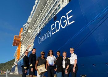 Port St. Maarten is a part of Celebrity Edge’s making history of all-female bridge