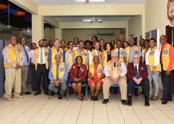 Sint Maarten Lions Club audited by District Governor Denise Forrest