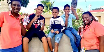 Rotary Sunset Distributes Hand Sanitizers