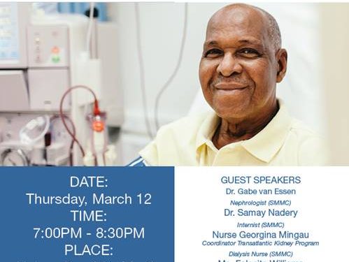 SMMC invites public to attend World Kidney Day Session