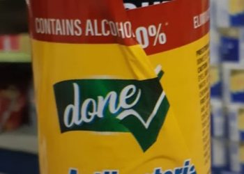 DESINFECTANT SPRAY CAN “DONE” NOT TO BE SOLD OR USED