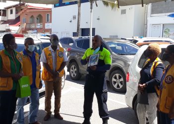 Loins Club Visited the Police station.