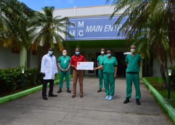 CIBC FIRSTCARIBBEAN HELPS COVID-19 FIGHT – DONATES USD $10K TO SMMC.