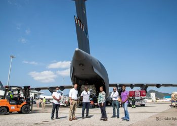 Prime Minister Silveria Jacobs & SMMC Receives Medical Equipment from the Netherlands for St. Maarten