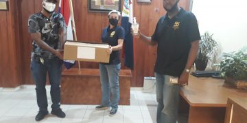 The Harbor Group of Companies donated P.P.E to the police station