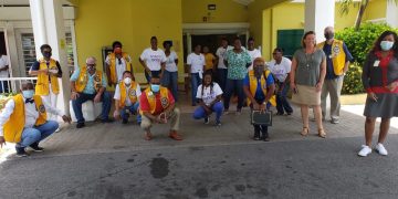 SINT MAARTEN LIONS HONOR WHITE YELLOW CROSS FRONT LINERS