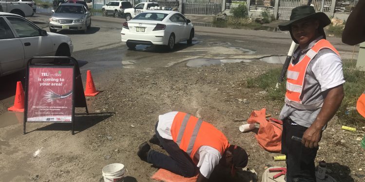 TelEm Group to carry out cable fiber works at entrance to Guana Bay Road, Thursday