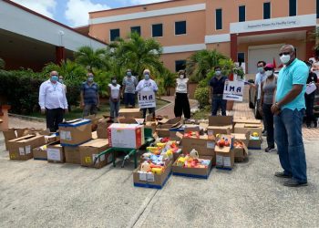 IMA donates non-perishable and dry goods for food baskets