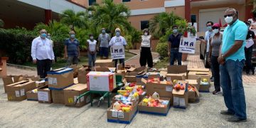 IMA donates non-perishable and dry goods for food baskets