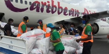 (Press release) Caribbean Airlines operates historic cargo only charter flight