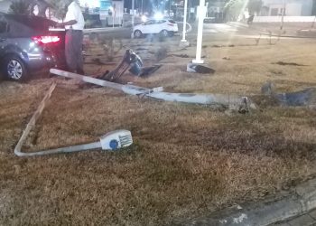 Unnecessary speeding results in collision.