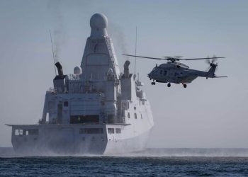 Station ship Groningen on its way to the Caribbean