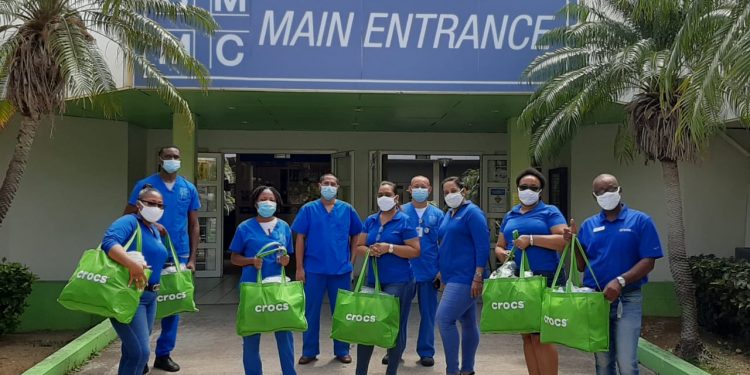 Crocs donates shoes to SMMC workers on the front lines of COVID-19 fight