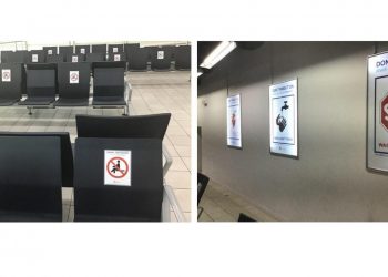 Sanitizing Process at Airport Completed and in place