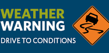 Traffic Alert: Drive with Caution. Hazardous road conditions possible due to forecasted Heavy Rainfall – Heavy Rainfall Advisory