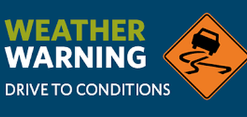 Traffic Alert: Drive with Caution. Hazardous road conditions possible due to forecasted Heavy Rainfall – Heavy Rainfall Advisory