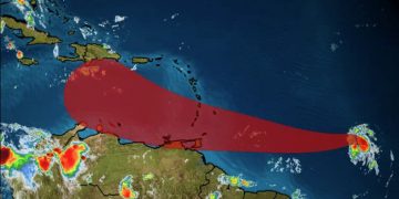 Gonzalo heading towards the Caribbean