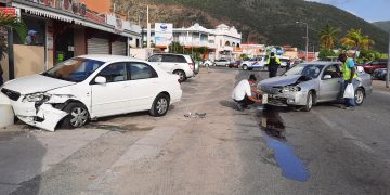 Traffic accident on the Little-Bay Road