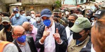 President Abinader visits areas affected by tropical storm Laura and will fly over DR this Monday