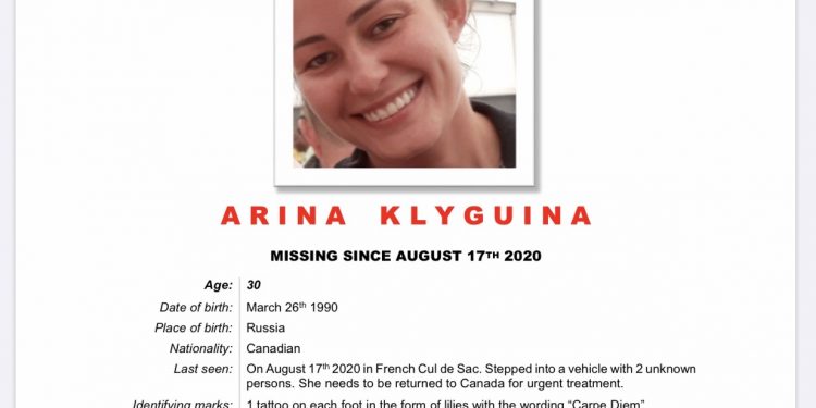 Missing person