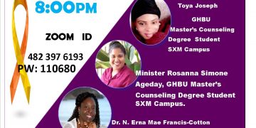 GHBU Masters Counselling Students to Host Suicide Prevention Awareness Webinar GHBU Now Enrolling Students For “Fundamentals of Grief Counselling Course”