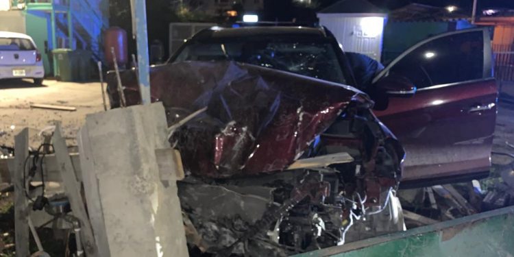 Traffic accident on the Zagers Gut road