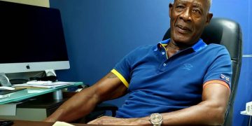 COVID-19 survivor Mr. Clarence Derby in good health and spirits