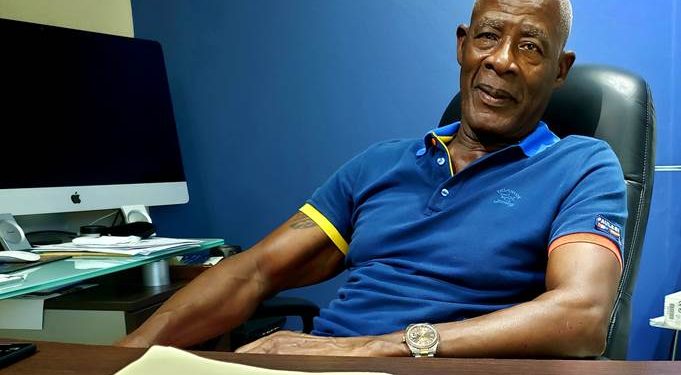 COVID-19 survivor Mr. Clarence Derby in good health and spirits