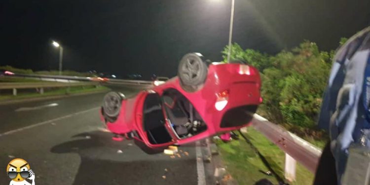 Reckless driving results in an unnecessary road accident.