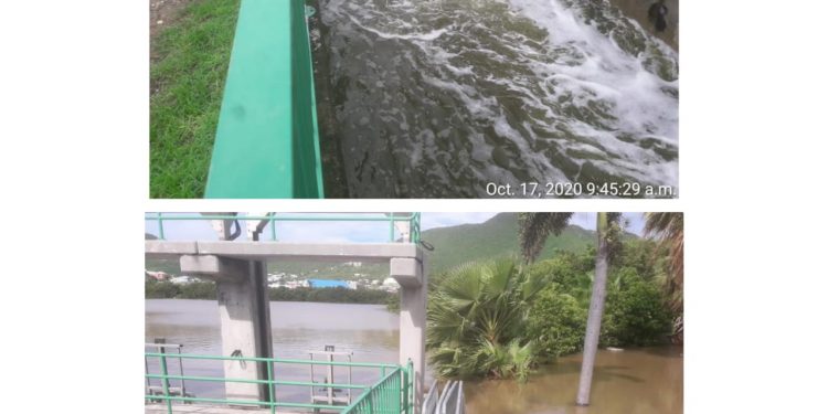 Ministry of VROMI alerts public to Great Salt Pond Pumping Operation. Advises against bathing/swimming in Great Bay