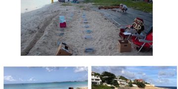 Sargassum Research Team from the Climate Cleanup Foundation Conducted Pilot Study on Sint Maarten in Collaboration with the Nature Foundation St. Maarten.