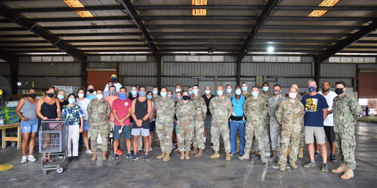 United States Southern Command (SOUTHCOM) donated 1100 Food Packages to Curacao