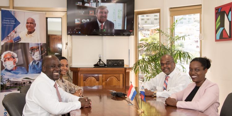 King holds conversations about medical care on Aruba and Sint Maarten during coronacrisis