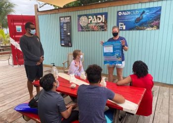 The Nature Foundation St. Maarten Receives New Educational Materials for the Save St. Maarten Corals Project with the Assistance of Virtual Concepts International and DCNA.