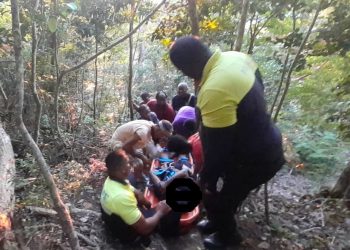 A man died of natural causes while hiking a trail on St.Peters hill