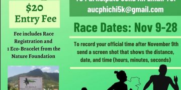 The Nature Foundation St. Maarten partners with the Phi Chi Medical Fraternity of American University of the Caribbean to host its first Virtual 5K Race for a Cause.