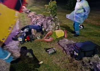 Scooter rider severely injured in collision