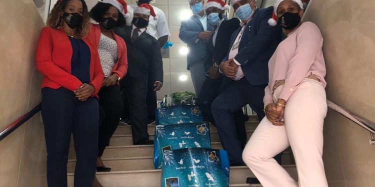 The Parliament of Sint Maarten spreads Christmas Cheer in various districts of Sint Maarten