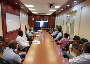 Meeting between Philipsburg Merchants association and Sint Maarten Police Force.