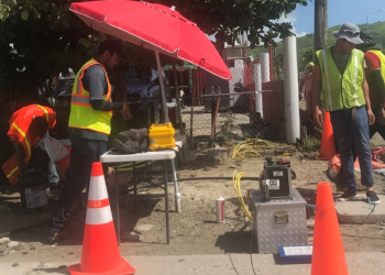 TelEm Group Fiber teams working in Cul-de-Sac, Cay Hill areas Sunday