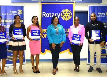 Rotary Sunset Inducts Eight Professionals