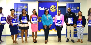 Rotary Sunset Inducts Eight Professionals