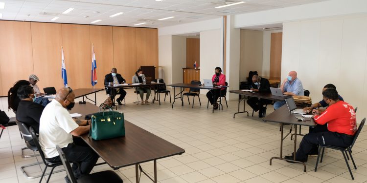 Prime Minister Silveria E. Jacobs meets with CCSU Membership