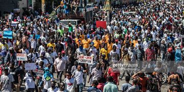 Thousands Of Haitians Take To The Street – In Pictures