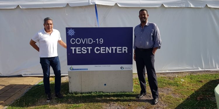** COVID-19 testing facility now open at Princess Juliana Airport. **