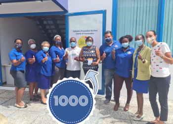 1000th COVID-19 Vaccine Administered. Sint Maarten Protected Together